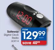 Safeway Digital Clock Radio-SCR114