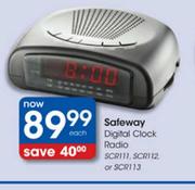 Safeway Digital Clock Radio-SCR111/SCR112/SCR113