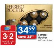 Ferrero Rocher 8 Chocolates-Per Pack