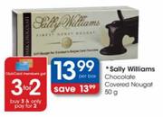 Sally Williams Chocolate Covered Nougat-50g Per Pack