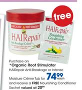 Organic Root Stimulator Hair Repair Anti Breakage And Free Nourishing Conditioner