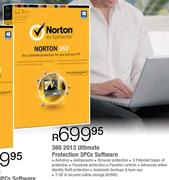 Nortron 360 2013 Ultimate Protection 3PCs Software