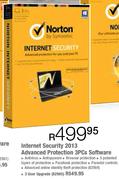 Nortron Internet Security 2013 Advanced Protection 3 User Upgrade Software