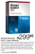McAfee Internet Security 2013 1 User Software