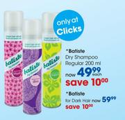 Batiste Dry Shampoo Regular-200ml Each