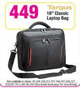 Targus 18" Classic Laptop Bag
