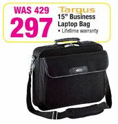 Targus 15" Business Laptop Bag