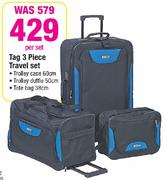 Tag 3 Piece Travel Set-Per Set