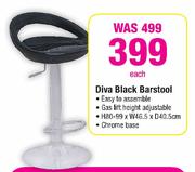 Diva Black Barstool-Each