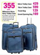 Milenium 50cm Navy Trolley Case-Each