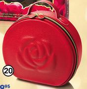 Rose Medium Hard Vanity Bag
