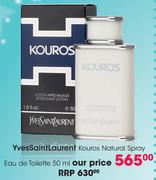 YvesSaintLaurent Kouros Natural Spray Eau De Toilette-50Ml