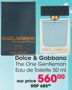 Dolce & Gabbana The One Gentleman Eau De Toilette-50Ml