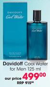 Davidoff Cool Water For Men-125Ml