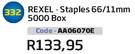 Rexel Staples 66/11mm 5000 Box (AA06070E)