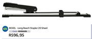 Rexel Long Reach Stapler 20 Sheet (RX01026)
