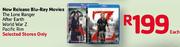 New Release Blu-Ray Movies-Each