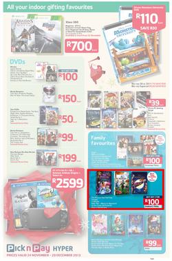 Pick n Pay Hyper: Save Big On All Your Favourites From Toys to Trees  ( 24 Nov - 29 Dec 2013), page 21