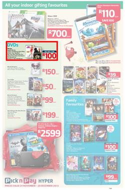 Pick n Pay Hyper: Save Big On All Your Favourites From Toys to Trees  ( 24 Nov - 29 Dec 2013), page 21