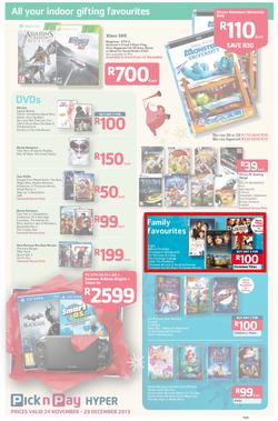 Pick n Pay Hyper: Save Big On All Your Favourites From Toys to Trees  ( 24 Nov - 29 Dec 2013), page 21