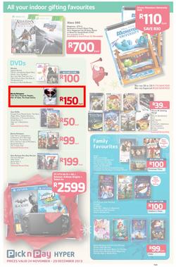 Pick n Pay Hyper: Save Big On All Your Favourites From Toys to Trees  ( 24 Nov - 29 Dec 2013), page 21