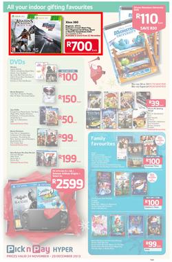 Pick n Pay Hyper: Save Big On All Your Favourites From Toys to Trees  ( 24 Nov - 29 Dec 2013), page 21