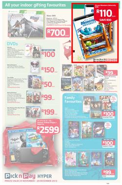 Pick n Pay Hyper: Save Big On All Your Favourites From Toys to Trees  ( 24 Nov - 29 Dec 2013), page 21