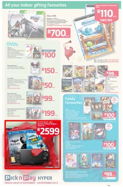 Pick n Pay Hyper: Save Big On All Your Favourites From Toys to Trees  ( 24 Nov - 29 Dec 2013), page 21