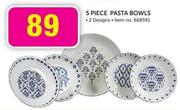 5 Piece Pasta Bowls In 2 Designs 668591