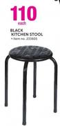Black Kitchen Stool 233605