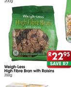 Weigh Less High Fibre Bran With Raisins-350g