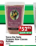 Trace The Taste Organic Raw Cacao Powder-200g