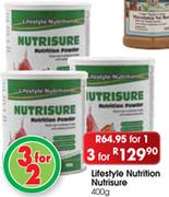 Lifestyle Nutrition Nutrisure-3x400g