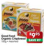 Good Food Organic Crispbread-100g