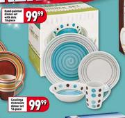 Need-Painted Dinner Set With Dots-16-Piece