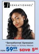 Sensationnel Xpression Rose Deep Or Schary Weave-Each