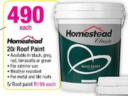 Homestead 20L Roof Paint