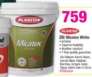 Plascon 20L Micatex White