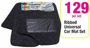 Ribbed Universal Car Mat Set-Per Set