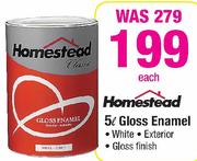 Homestead 5L Gloss Enamel-Each