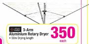 Always Home 3-Arm Aluminium Rotary Dryer-Each