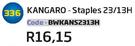 Kangaro Staples 23/13H BWKANS2313H