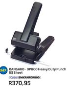 Kangaro DP800 Heavy Duty Punch 63 Sheet BWKANPDP800