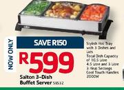 Salton 3-Dish Buffet Server SBS32