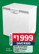 Defy 210 Litre Chest Freezer White DMF470