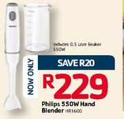 Philips 550W Hand Blender HR1600