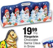Riegelein Chocolate Santa Claus In Snow-60g