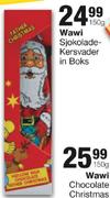 Wawi Sjokolade-Kersvader In Boks-150g