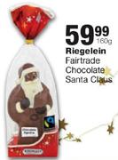 Riegelein Fairtrade Chocolate Santa Claus-160g