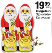 Riegelein Sjokolade-Kersvader-200g